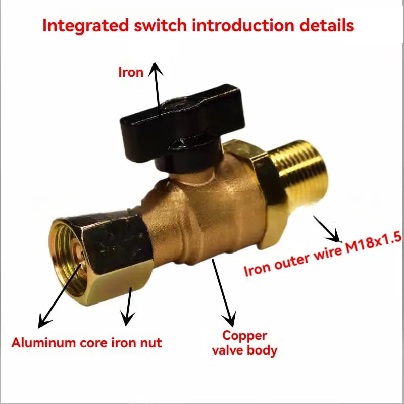 ⛟ Heavy-Duty Brass Air Brake Cut Off Shut Off Valve with 3 Optional Styles for Semi Trucks & Trailers