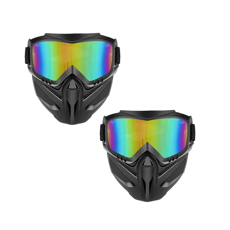 🔥LIMITED-TIME 46% OFF - Detachable Full Face Goggle Mask