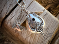 🔥Father's Day Sale: - 🐦Birdhouse Necklace • The 1951 "Magnolia" Silverware Birdhouse💯Sterling Silver✨🎉