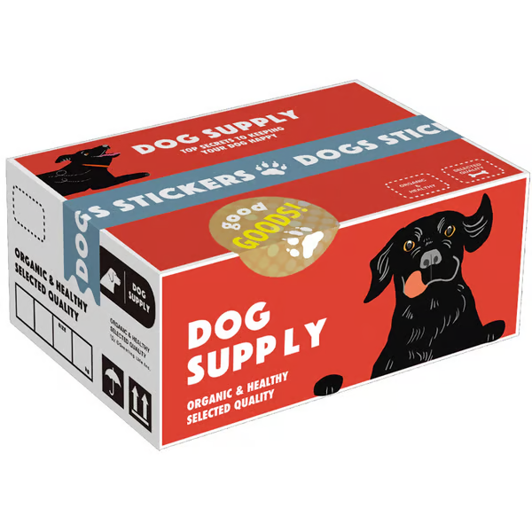 Miniature Shipping Box Flake Sticker Set