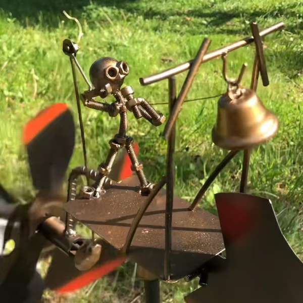🔥Father's Day Sale 49% OFF - Handmade Metal Rock Band Windmill