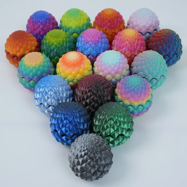✨🐉Your Favorite Sky Companions: 20-Piece Random Colors Mini Dragon Egg Set(Includes 10 Eggs & 10 Mini Dragons)