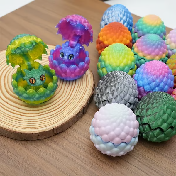 ✨🐉Your Favorite Sky Companions: 20-Piece Random Colors Mini Dragon Egg Set(Includes 10 Eggs & 10 Mini Dragons)
