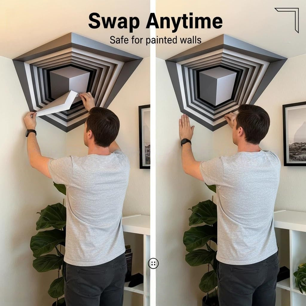 Impossible Corners – Wall Art That Reshapes Reality 🧠