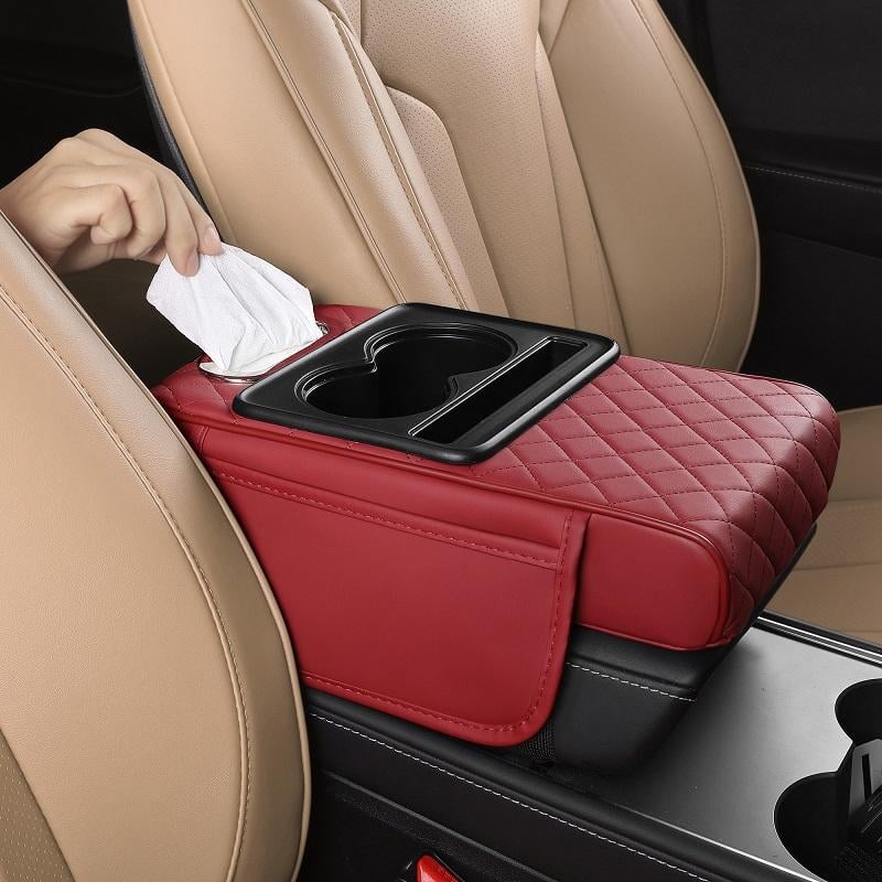 🔥Limited Time 50% Off✨Multifunctional PU Leather Car Armrest Box Mat