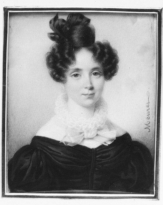 Portrait of a Woman, Said to Be Marie de Mautesson by François Meuret - Classic Art canvas print