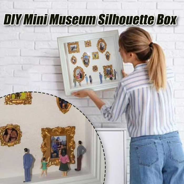 DIY Mini Museum Silhouette Box
