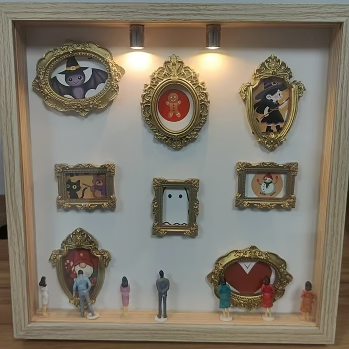 DIY Mini Museum Silhouette Box