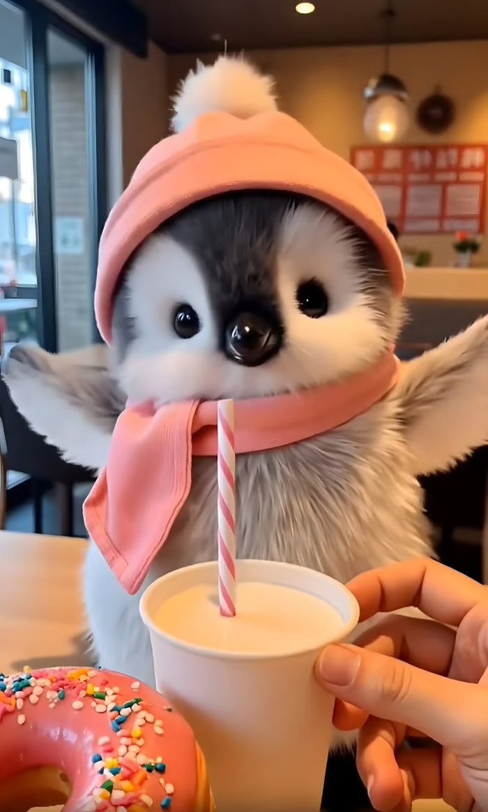🐧🐧Super realistic plush AI penguin🐧🐧