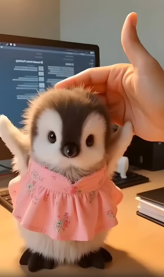 🐧🐧Super realistic plush AI penguin🐧🐧