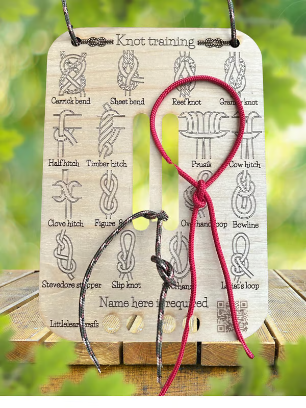 🔥LAST DAY SALE 50% OFF🪢Knot Training Board Crafted from Sustainably Sourced Birch Plywood