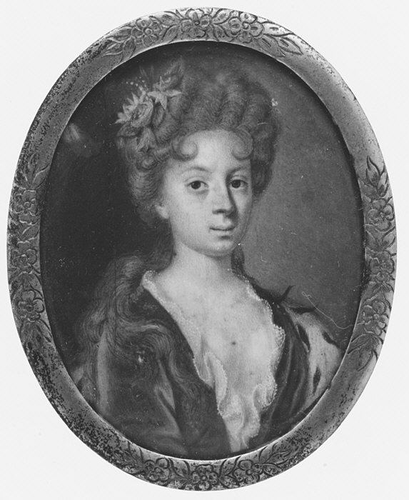 Caroline of Ansbach 16831737, Consort of George II of Great Britain and Ireland by Benjamin Arlaud - Classic Art canvas print