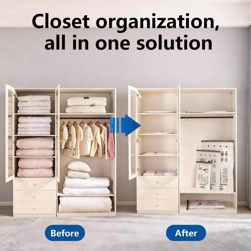 15-Pack Vacuum Storage Bags with Electric Pump