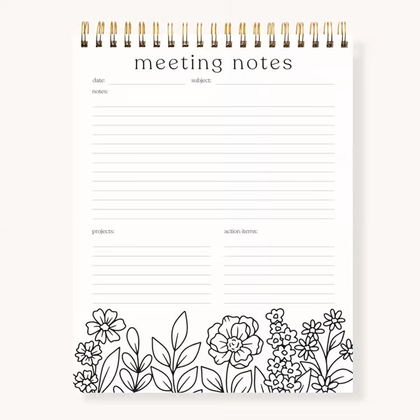 🎨Color-In Spiral Notebook & Daily Planner🧑‍🎨