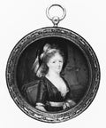 Portrait of a Woman by Augustin Dubourg - Classic Art canvas print