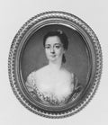 Portrait of a Woman by Continental Painter - Classic Art canvas print