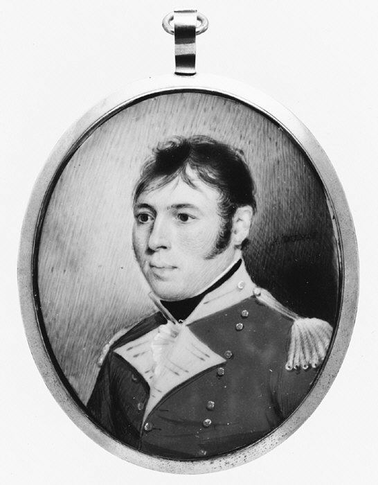 Portrait of an Officer by Andrew Dunn - Classic Art canvas print