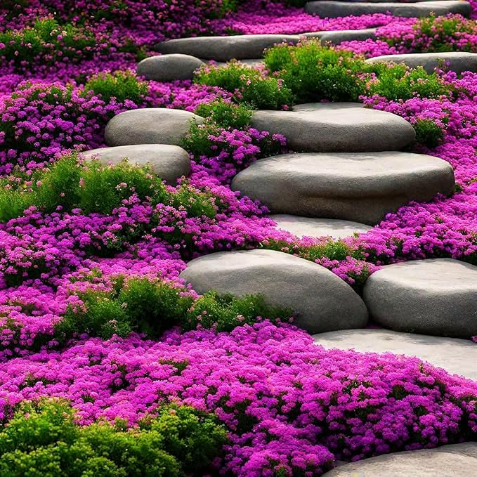 🔥⏰Last Day 70%OFF - ✨Creeping Thyme seeds for four seasons🏡| Create your perfect lawn here🌼