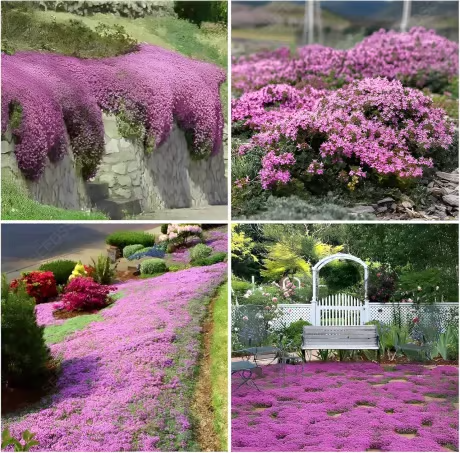 🔥⏰Last Day 70%OFF - ✨Creeping Thyme seeds for four seasons🏡| Create your perfect lawn here🌼