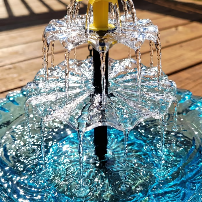🔥2026 Spring special offer 49% off - 🐦Solar Cascade Hanging Bird Bath Fountain