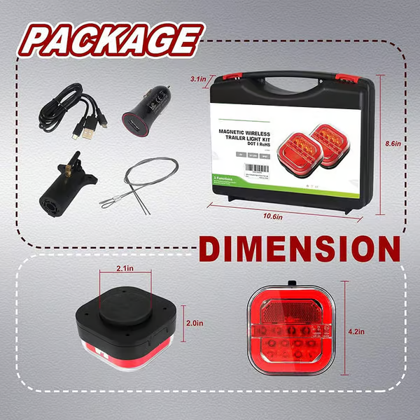 Last Day Promotion 48% OFF - ⚡Wireless Trailer Lights