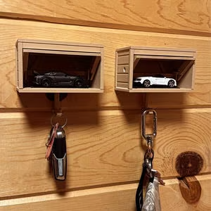 🔥Hot Sale 49% OFF🔥🚗🔑 Car Garage Key Holder with Opening Door