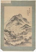 Landscape with Streams and Mountains by  - Classic Art canvas print