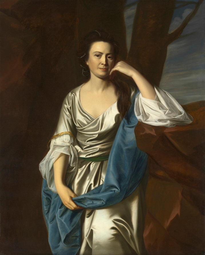 Catherine Greene by John Singleton Copley (American, born The Thirteen Colonies, 1738–1815) - Classic Art canvas print