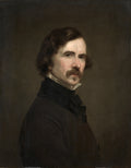 Self-Portrait by George Peter Alexander Healy (American, 1813–1894) - Classic Art canvas print