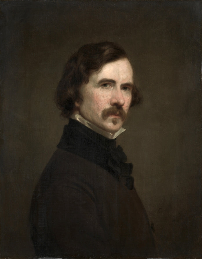 Self-Portrait by George Peter Alexander Healy (American, 1813–1894) - Classic Art canvas print