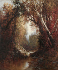 Autumn Scene in the Adirondacks by William Hart (American, born Scotland, 1823–1894) - Classic Art canvas print