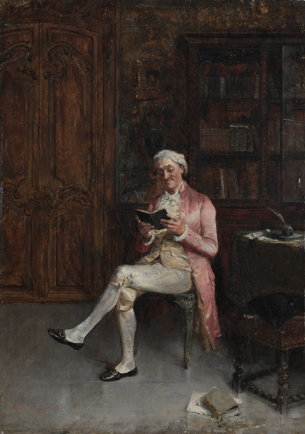 A Philosopher by Walter Gay (American, 1856–1937) - Classic Art canvas print