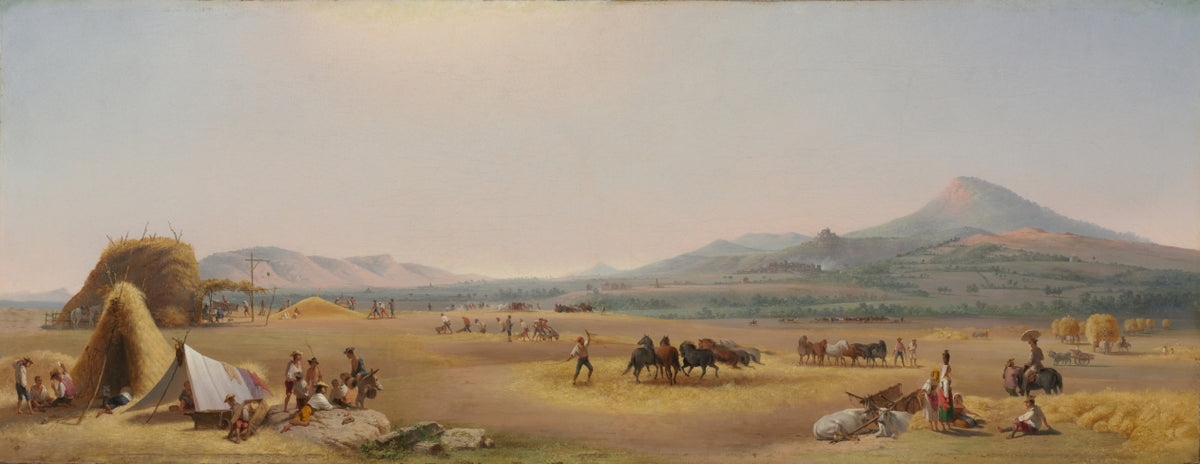 Harvest on the Roman Campagna by John Gadsby Chapman (American, 1808–1889) - Classic Art canvas print