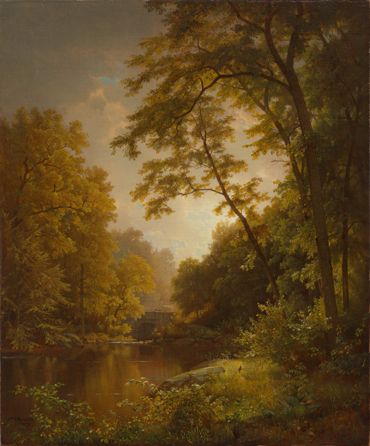 June Day by William Trost Richards (American, 1833–1905) - Classic Art canvas print