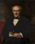 Hinman B. Hurlbut by John Harrison Witt (American, 1840–1901) - Classic Art canvas print