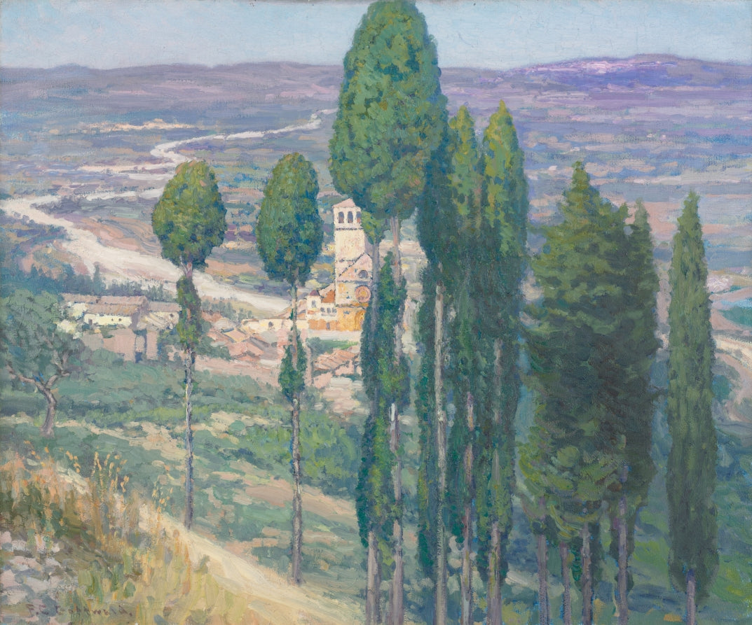 The Umbrian Valley, Italy by Frederick Gottwald (American, born Austria, 1860–1941) - Classic Art canvas print