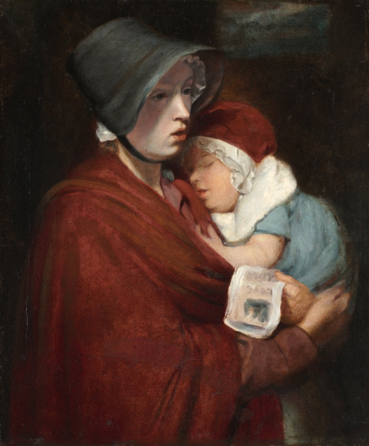 Street Singer and Child by John Opie (British, 1761–1807) - Classic Art canvas print