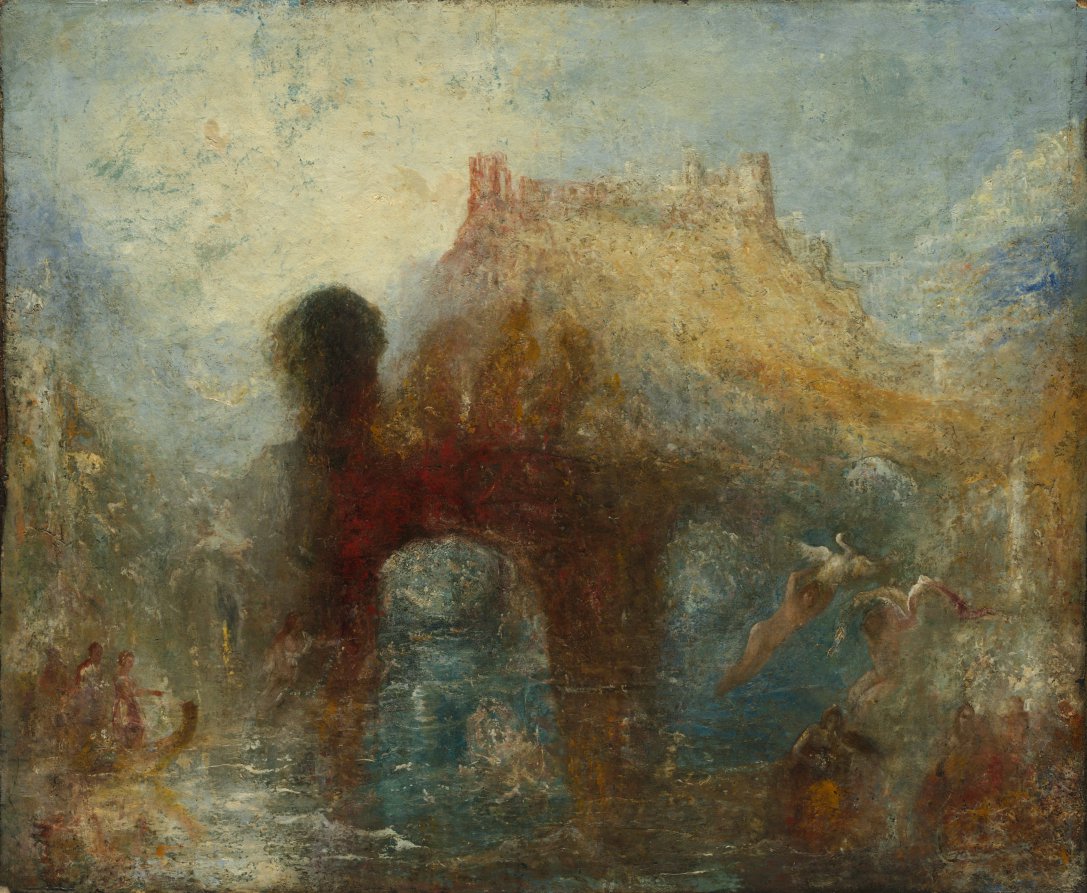 Queen Mab's Cave by Joseph Mallord William Turner (British, 1775–1851) - Romantic canvas print
