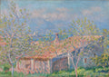 Gardener's House at Antibes by Claude Monet (French, 1840–1926) - Impressionist canvas print