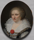 Portrait of a Woman by Jan Anthonisz. van Ravesteyn (Dutch, c. 1570–1657) - Classic Art canvas print