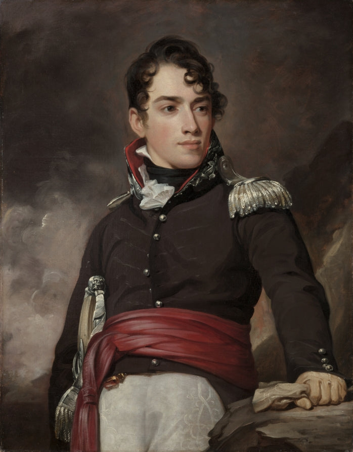 Portrait of Jean Terford David by Thomas Sully (American, born England, 1783–1872) - Classic Art canvas print