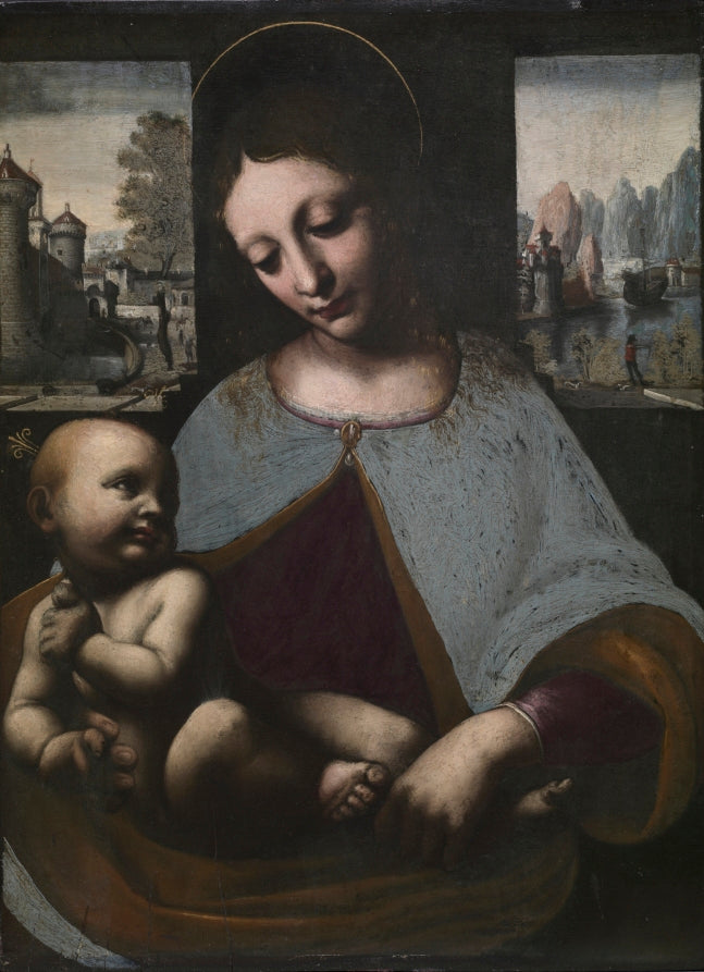 Virgin and Child by Leonardo da Vinci (Italian, 1452–1519) - Renaissance canvas print