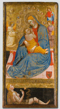 The Madonna of Humility with the Temptation of Eve by Olivuccio di Ciccarello (Italian, Marche, 1360/65–1439) - Classic Art canvas print