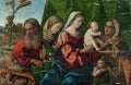 Virgin and Child with Saints by  - Classic Art canvas print