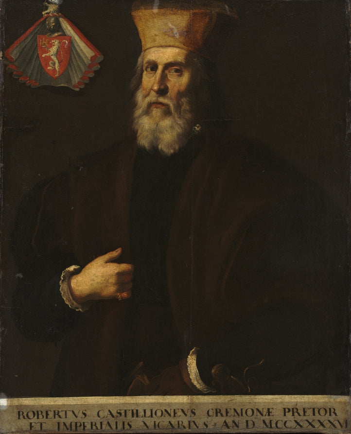 Portrait of Roberto Castiglione by  - Classic Art canvas print