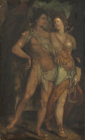 Ceres and Bacchus by Bartholomaeus Spranger (Flemish, 1546–1611) - Classic Art canvas print