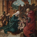 Adoration of the Shepherds by Hans Leonhard Schäufelein (German) - Classic Art canvas print