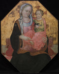 Virgin and Child by Rossello di Jacopo Franchi (Italian, c.1376–1457) - Classic Art canvas print