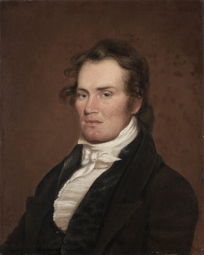 James G. McKinney by Matthew Harris Jouett (American, 1787/88–1827) - Classic Art canvas print