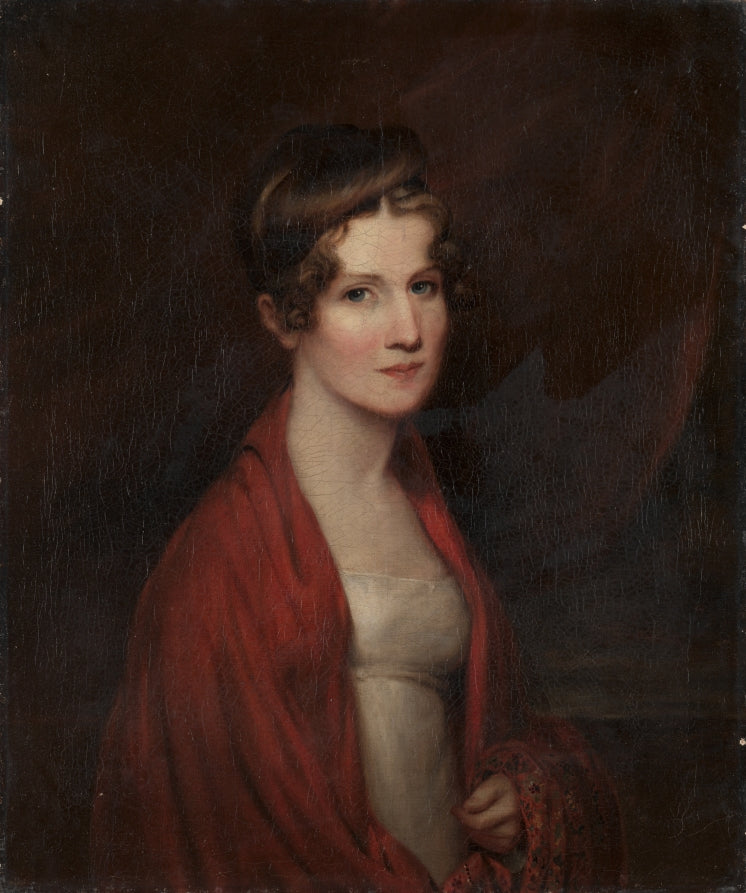 Mary Fairlie Cooper by William Dunlap (American, born The Thirteen Colonies, 1766–1839) - Classic Art canvas print